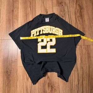 Pittsburgh black and yellow vintage tee 0083